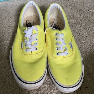 yellow vans size 8.5 mens 7